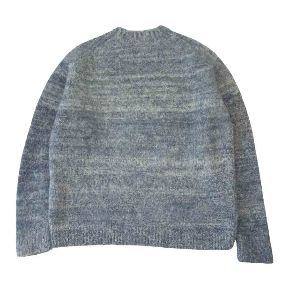 AURALEE オーラリー 20AW A20AP02AP WOOL ALPACA FELT KNIT P/O フェルト アルパカ ニット ネイビー系 5【中古】