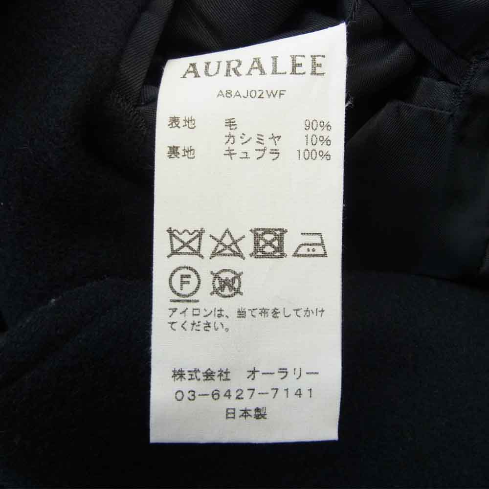 AURALEE オーラリー 18AW A8AJ02WF WOOL CASHMERE FLANNEL JACKET ウール カシミア フランネル ジャケット ネイビー系 4【中古】
