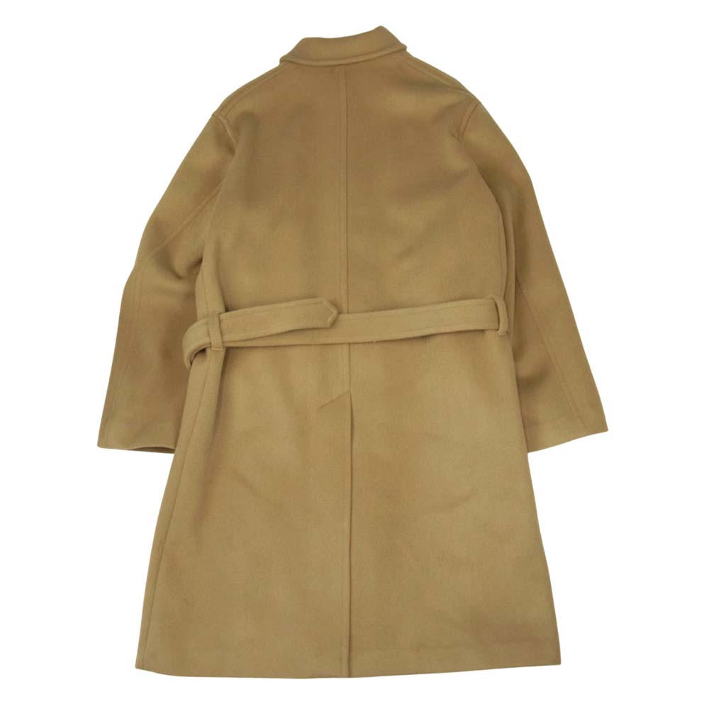AURALEE オーラリー A6AC01BM Beaver Melton Soutien Collar Coat ビーバー メルトン ステンカラー コート ベージュ系 5【美品】【中古】