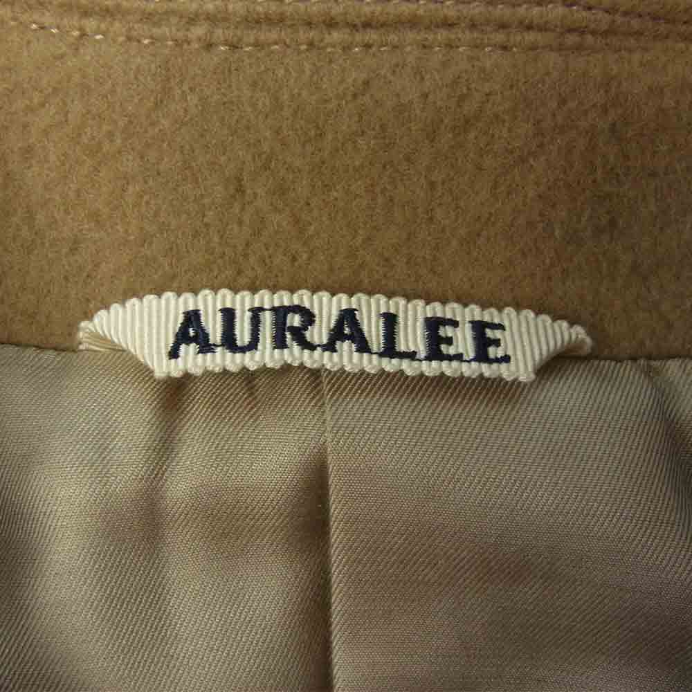 AURALEE オーラリー A6AC01BM Beaver Melton Soutien Collar Coat ビーバー メルトン ステンカラー コート ベージュ系 5【美品】【中古】