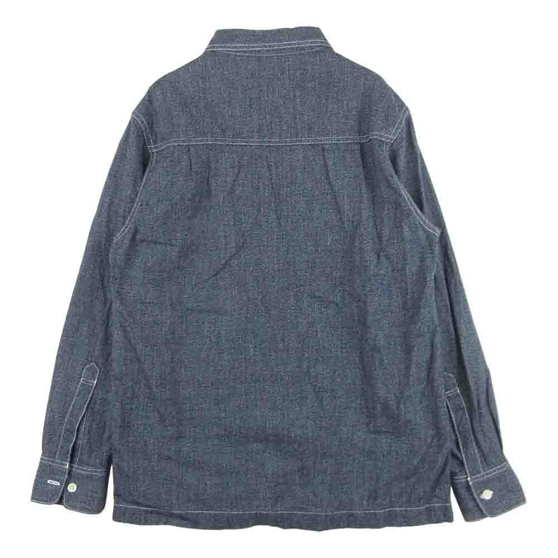 WTAPS ダブルタップス 16AW 162GWDT-SHM04 UNION LS SHIRT 長袖 シャツ コットン インディゴブルー系【中古】