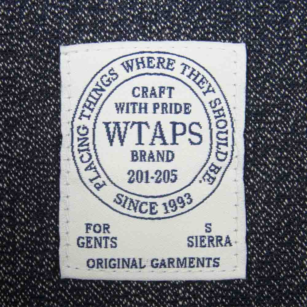 WTAPS ダブルタップス 16AW 162GWDT-SHM04 UNION LS SHIRT 長袖 シャツ コットン インディゴブルー系【中古】