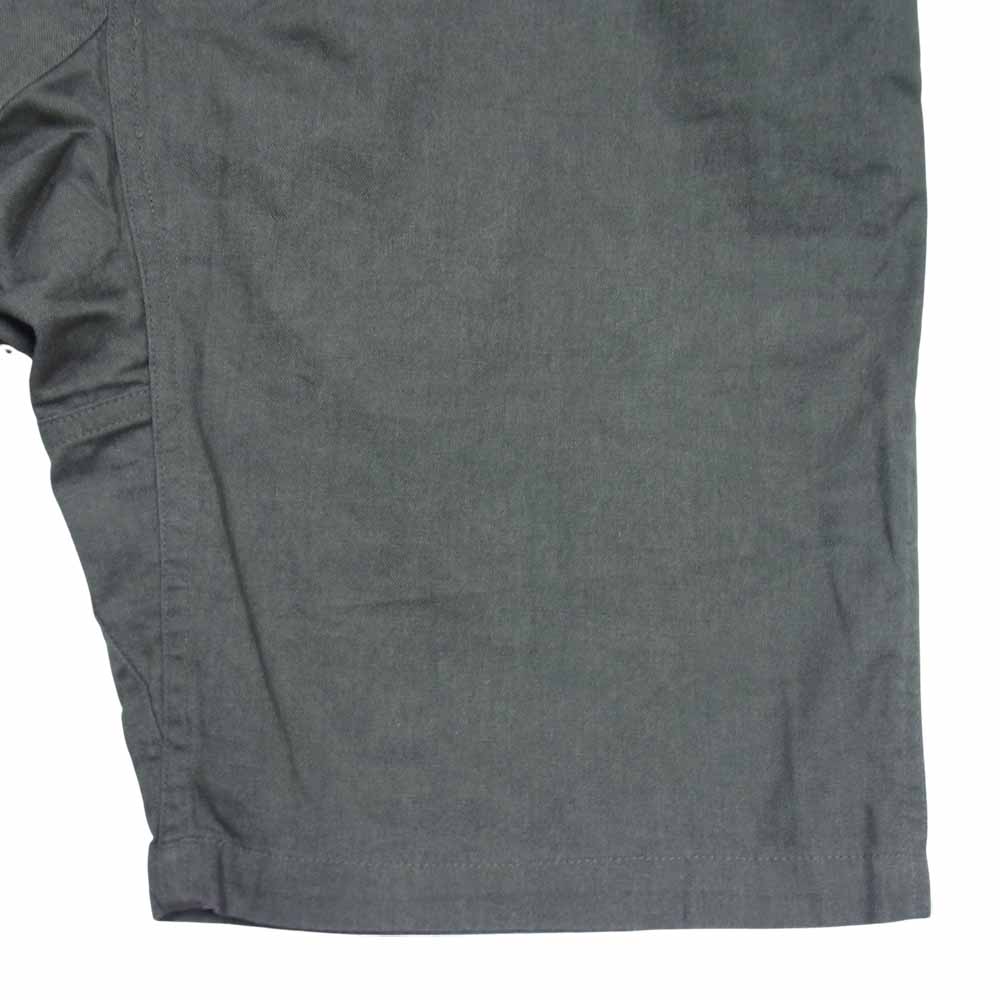 スティーブンアラン アジャスターベルト タック ショーツ ハーフパンツ カーキグレー系 32【中古】