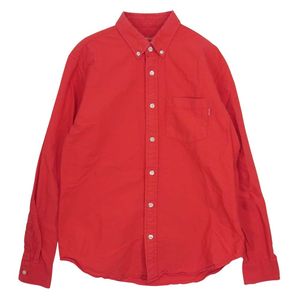 Supreme シュプリーム BD Shirt ボタン ダウン シャツ レッド レッド系 S【中古】