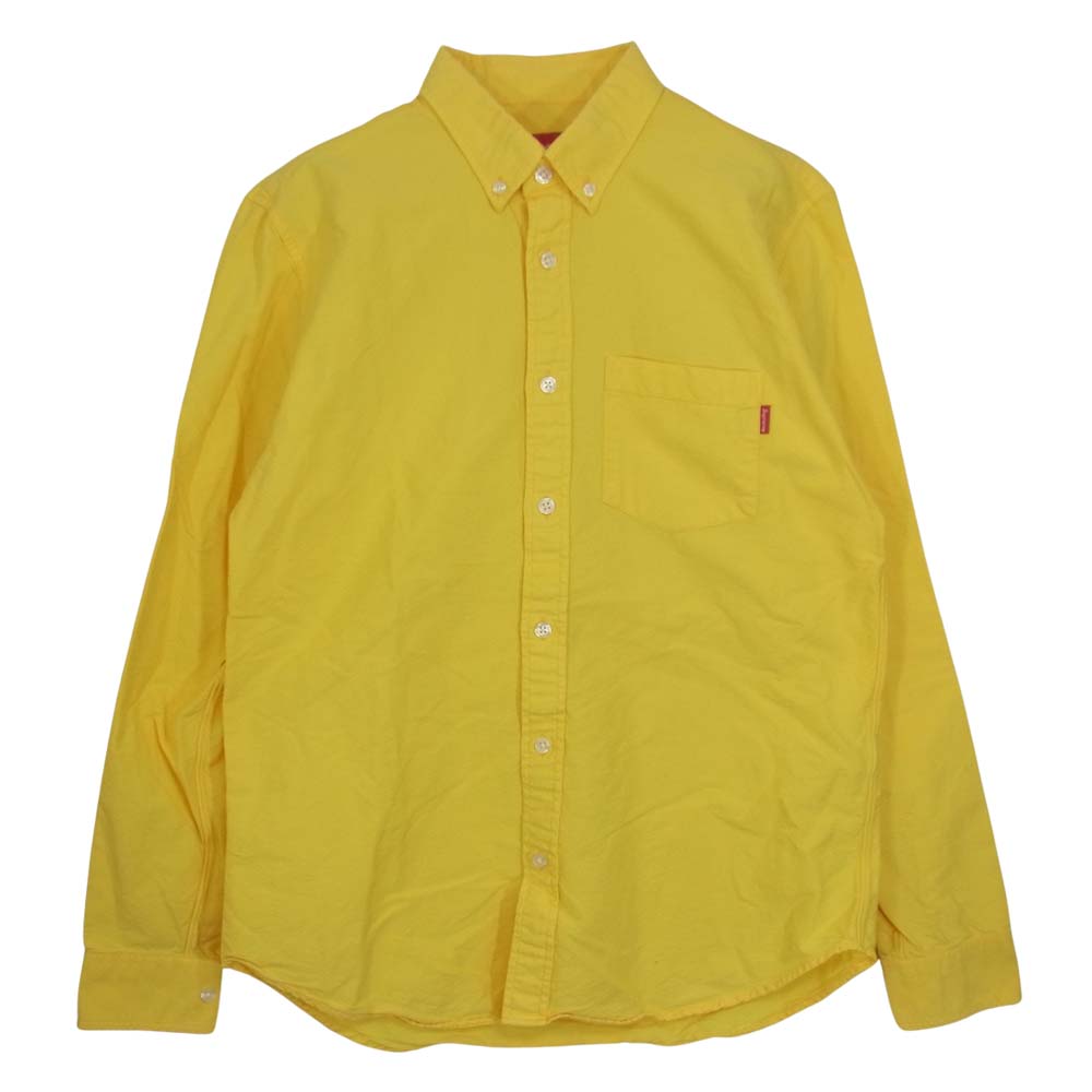 Supreme シュプリーム BD Shirt ボタン ダウン シャツ イエロー イエロー系 S【中古】