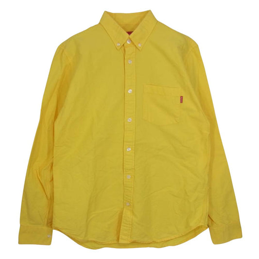 Supreme シュプリーム BD Shirt ボタン ダウン シャツ イエロー イエロー系 S【中古】