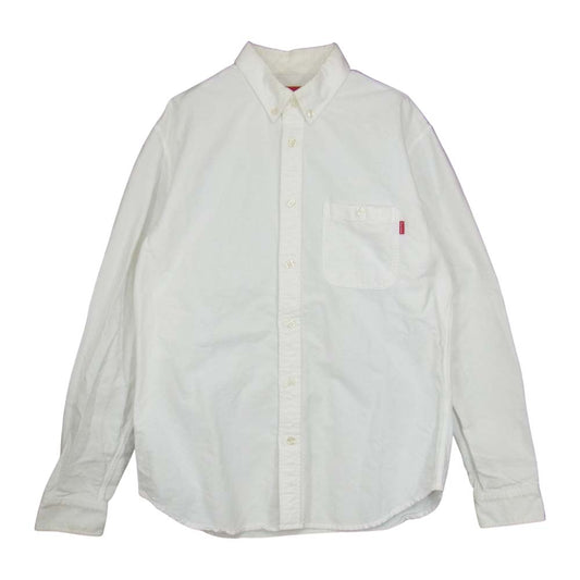 Supreme シュプリーム BD Shirt ボタンダウン シャツ ホワイト ホワイト系 S【中古】