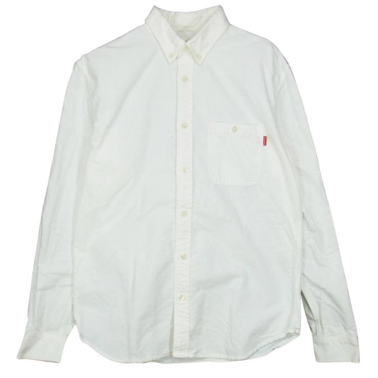 Supreme シュプリーム BD Shirt ボタンダウン シャツ ホワイト ホワイト系 S【中古】