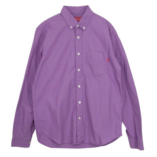 Supreme シュプリーム BD Shirt ボタン ダウン シャツ パープル パープル系 S【中古】