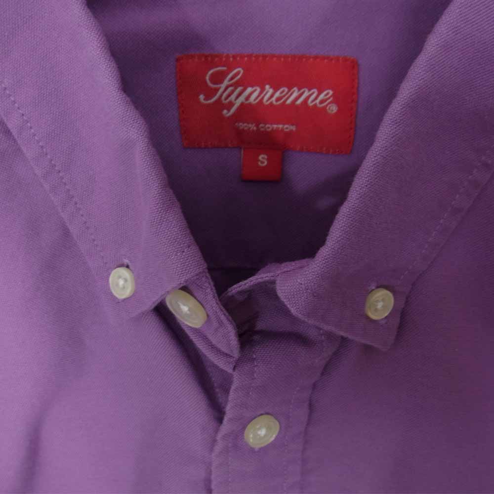Supreme シュプリーム BD Shirt ボタン ダウン シャツ パープル パープル系 S【中古】