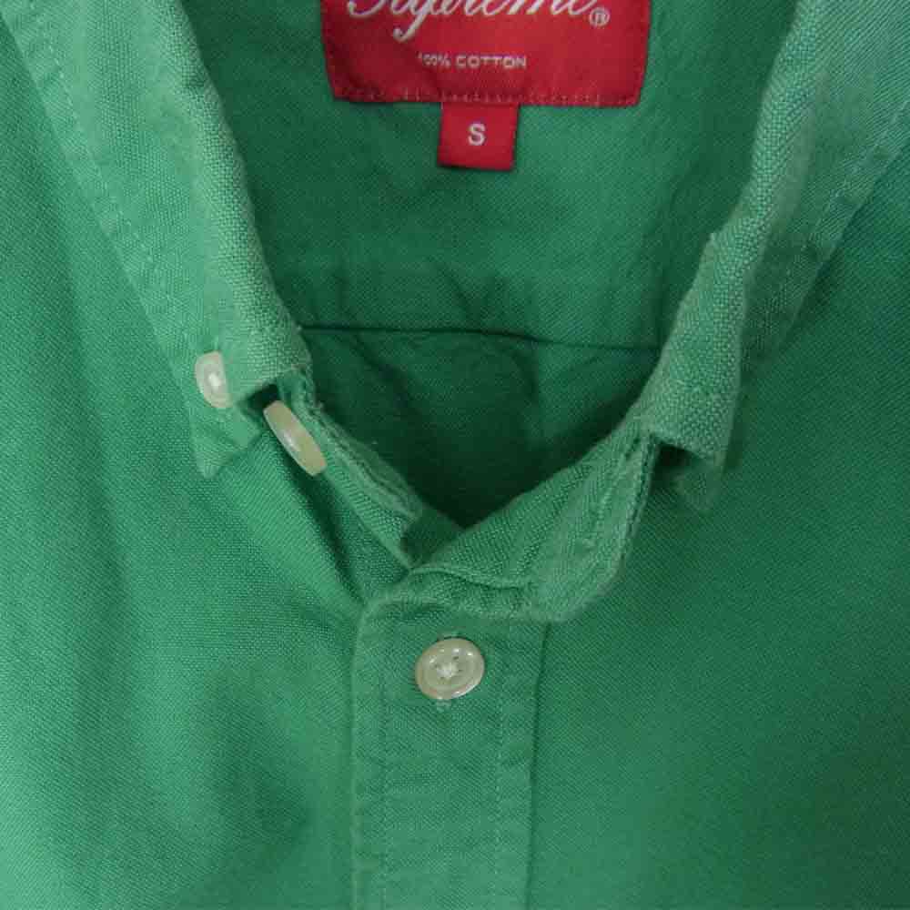 Supreme シュプリーム BD Shirt ボタン ダウン シャツ イエローグリーン ライトグリーン系 S【中古】