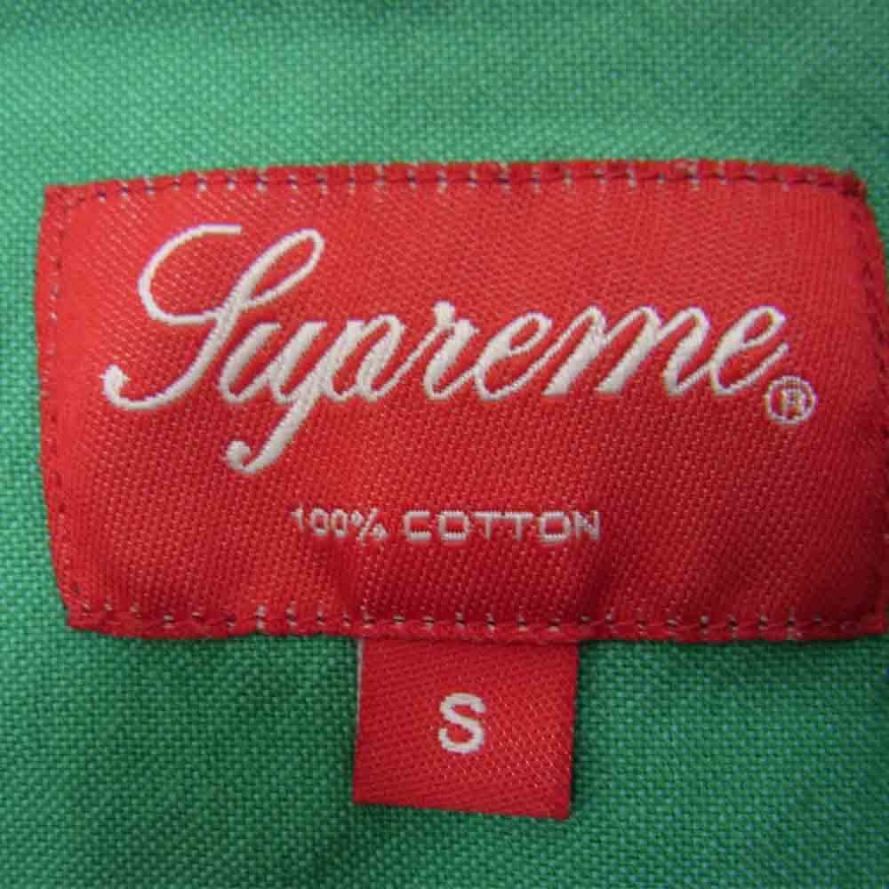 Supreme シュプリーム BD Shirt ボタン ダウン シャツ イエローグリーン ライトグリーン系 S【中古】