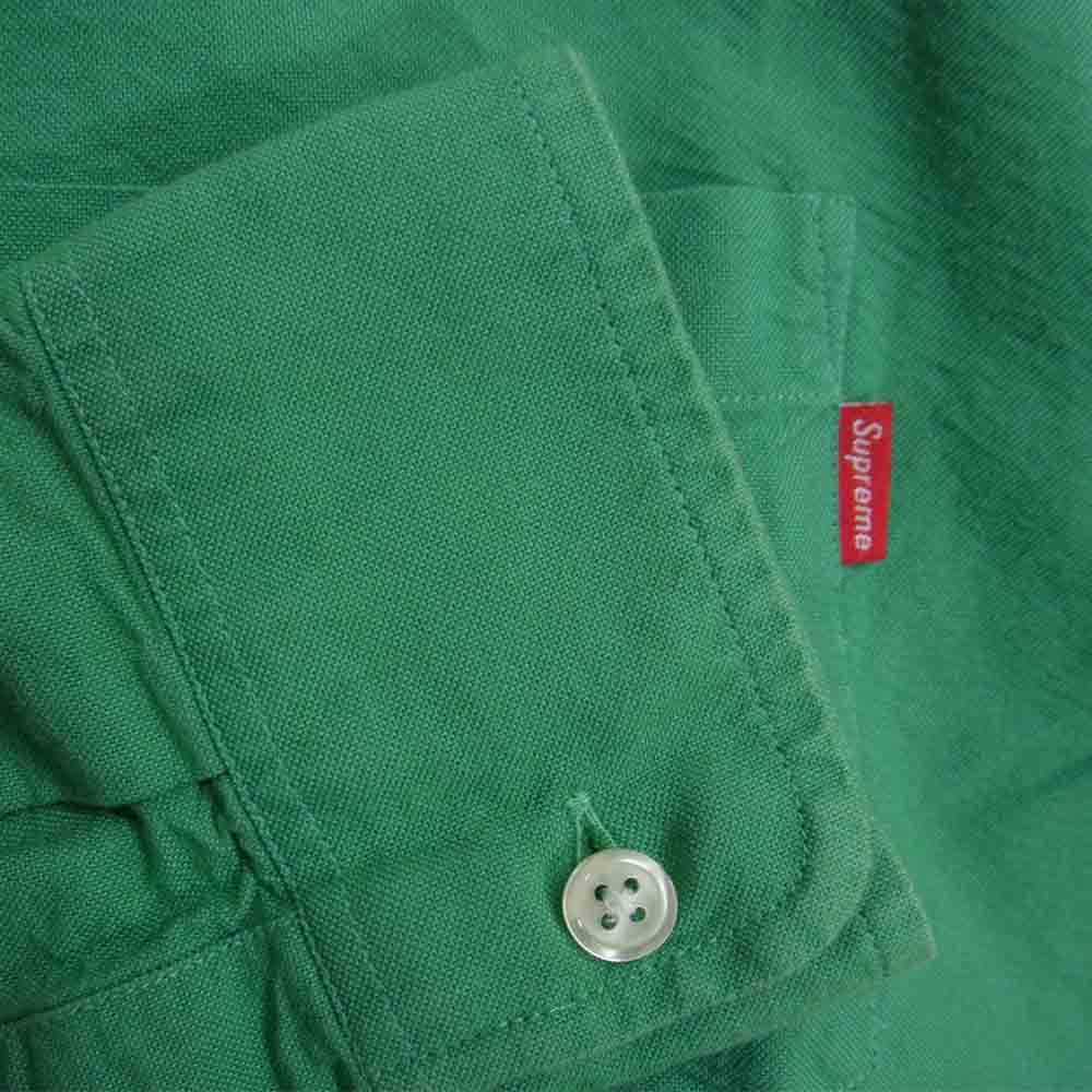 Supreme シュプリーム BD Shirt ボタン ダウン シャツ イエローグリーン ライトグリーン系 S【中古】