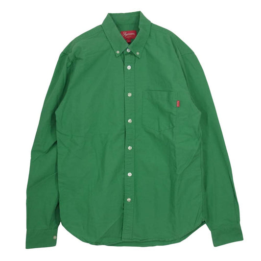 Supreme シュプリーム BD Shirt ボタン ダウン シャツ グリーン グリーン系 S【中古】