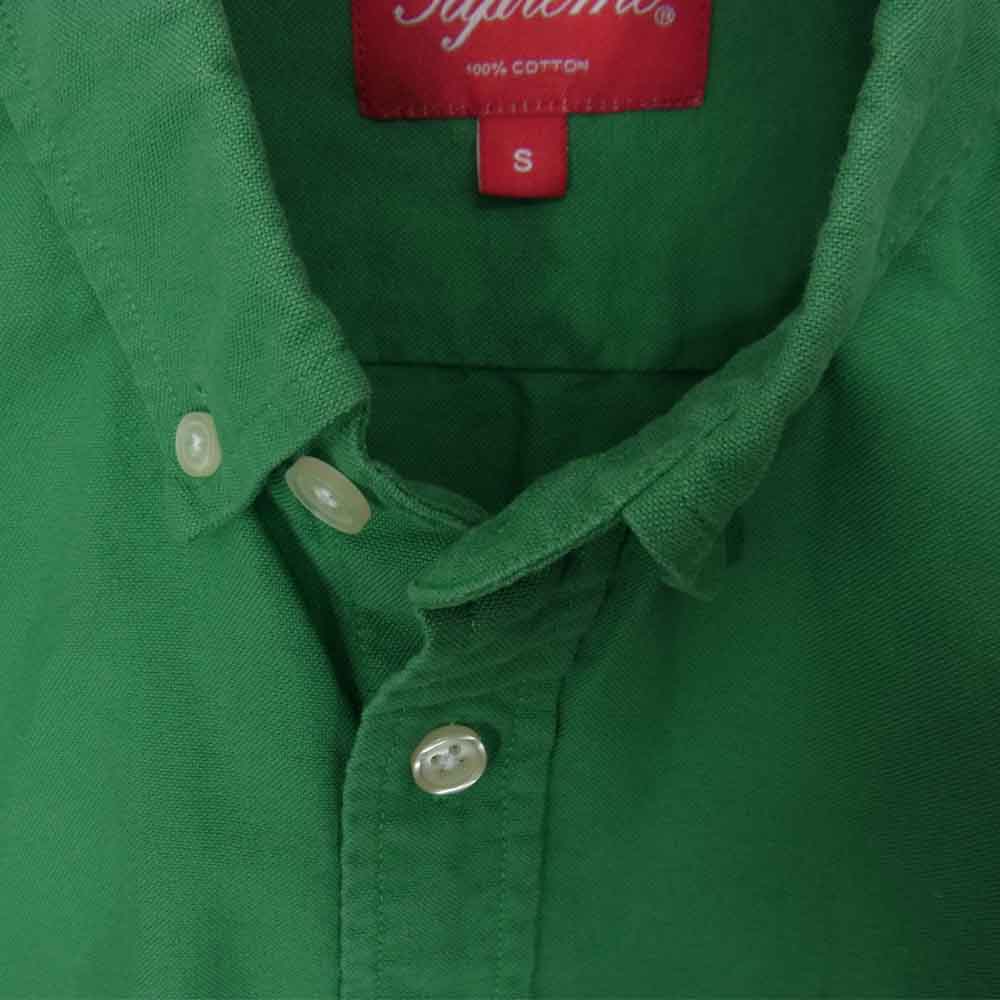 Supreme シュプリーム BD Shirt ボタン ダウン シャツ グリーン グリーン系 S【中古】