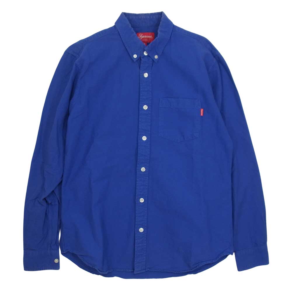 Supreme シュプリーム BD Shirt ボタン ダウン シャツ ブルー ブルー系 S【中古】