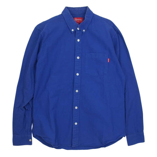 Supreme シュプリーム BD Shirt ボタン ダウン シャツ ブルー ブルー系 S【中古】