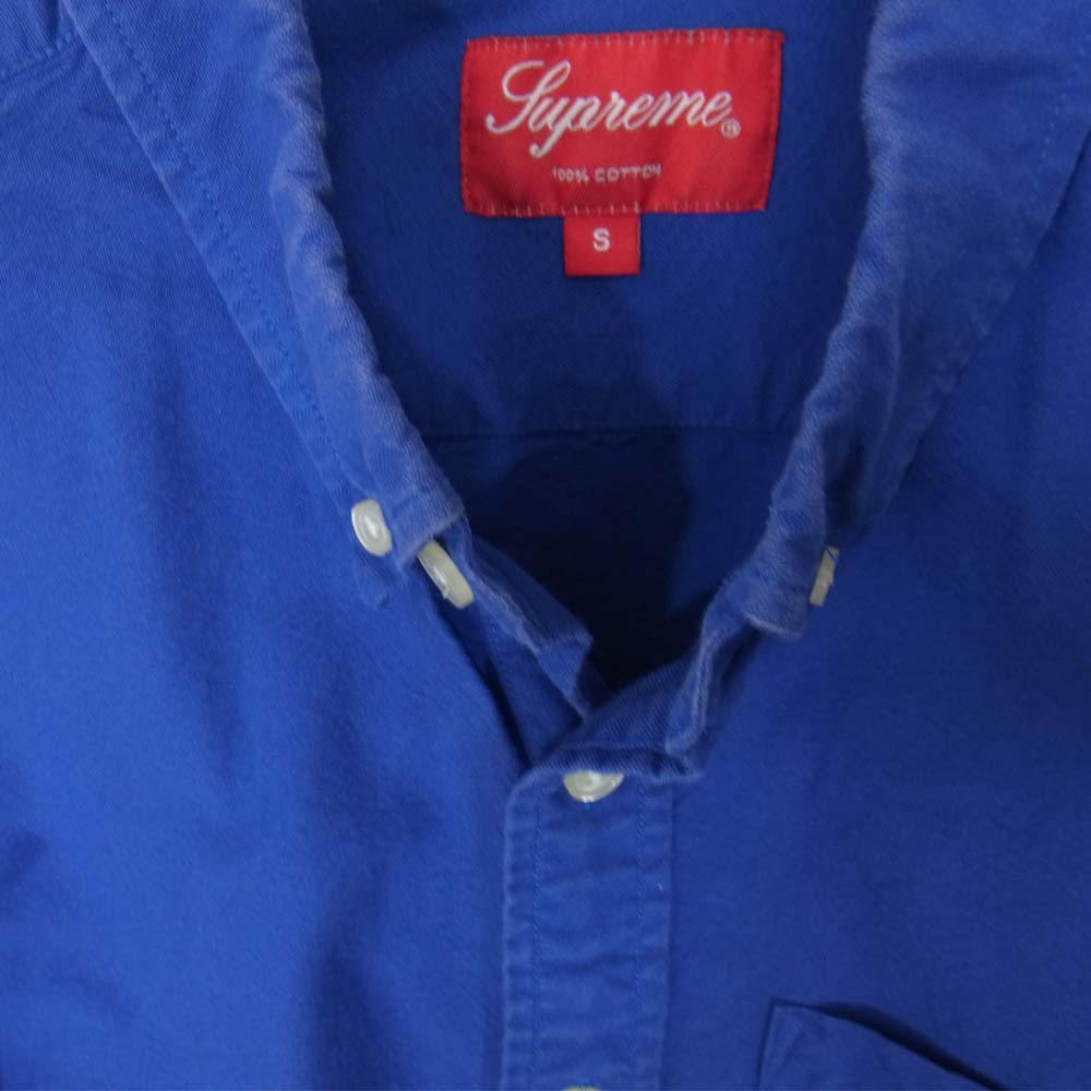 Supreme シュプリーム BD Shirt ボタン ダウン シャツ ブルー ブルー系 S【中古】