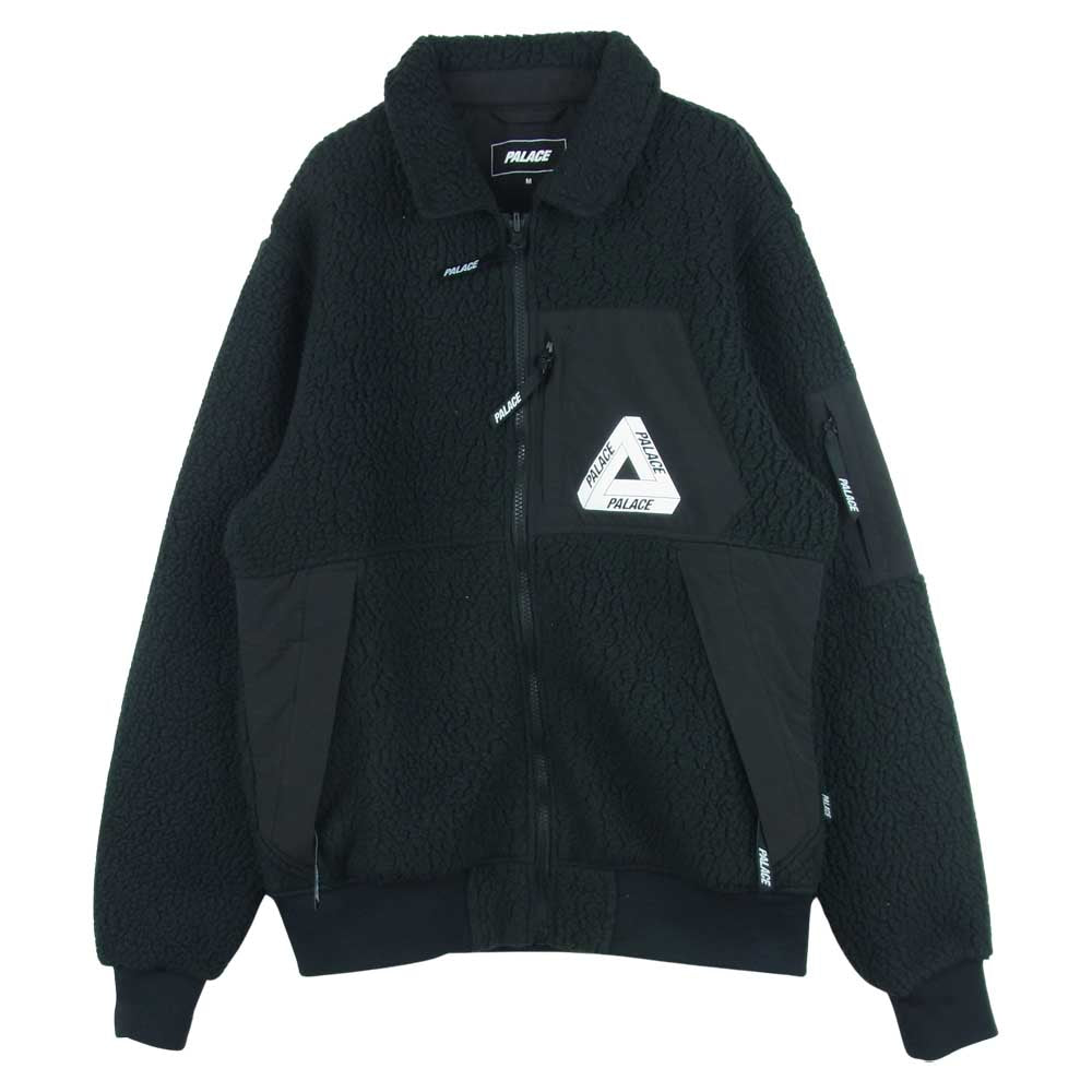 パレススケートボード POLARTEC FLEE BOMBER フリース ボンバー ジャケット ブラック系 M【中古】
