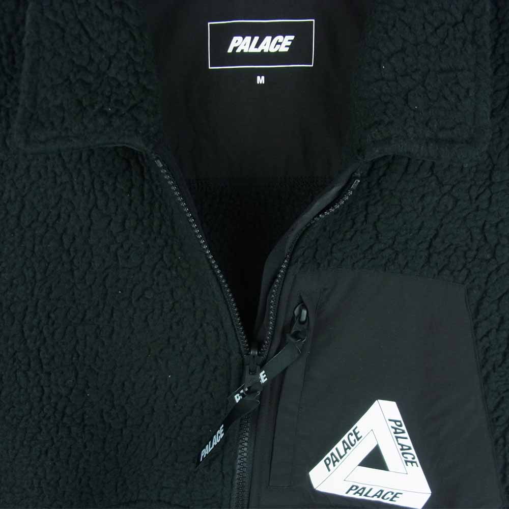 パレススケートボード POLARTEC FLEE BOMBER フリース ボンバー ジャケット ブラック系 M【中古】