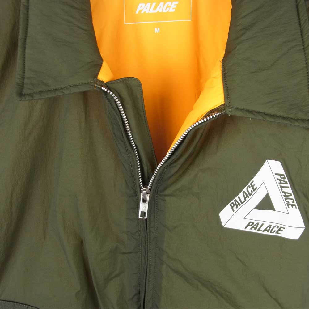 パレススケートボード WAXIMUM BOMBER ワックス コーティング ボンバー ジャケット カーキ系 M【中古】
