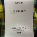Supreme シュプリーム Flannel Shirt ネル シャツ イエロー系 ブルー系 S【中古】
