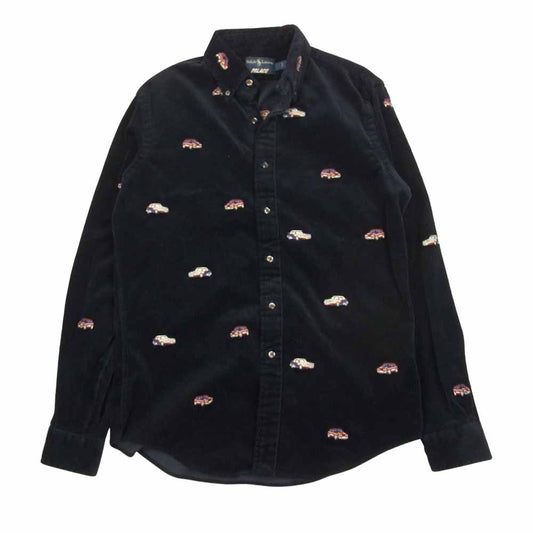 パレス × POLO RALPH LAUREN ポロ ラルフ ローレン 国内正規品 コーデュロイ シャツ ネイビー系 SP【中古】