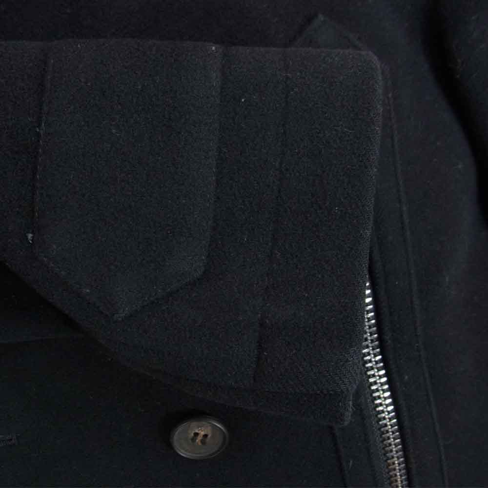 ripvanwinkle リップヴァンウィンクル RL-2713  P-COAT ヴィンテージメルトン Pコート ダブルブレスト ショート ジャケット ブラック系 4【中古】