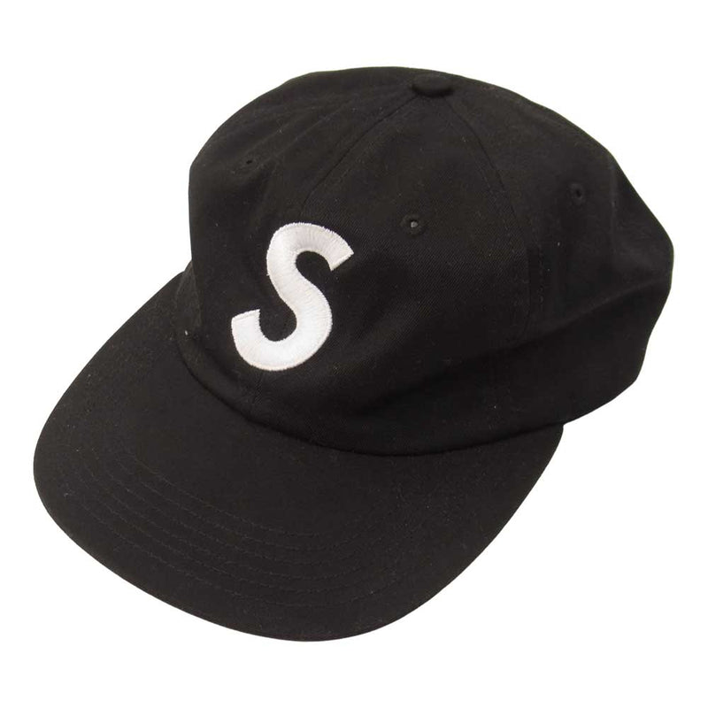 Supreme シュプリーム S Logo 6 Panel Cap 6 パネル キャップ ブラック系【中古】