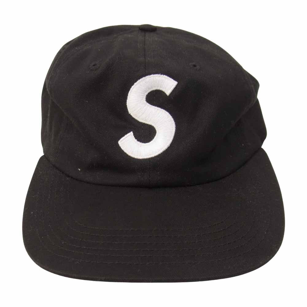 Supreme シュプリーム S Logo 6 Panel Cap 6 パネル キャップ ブラック系【中古】