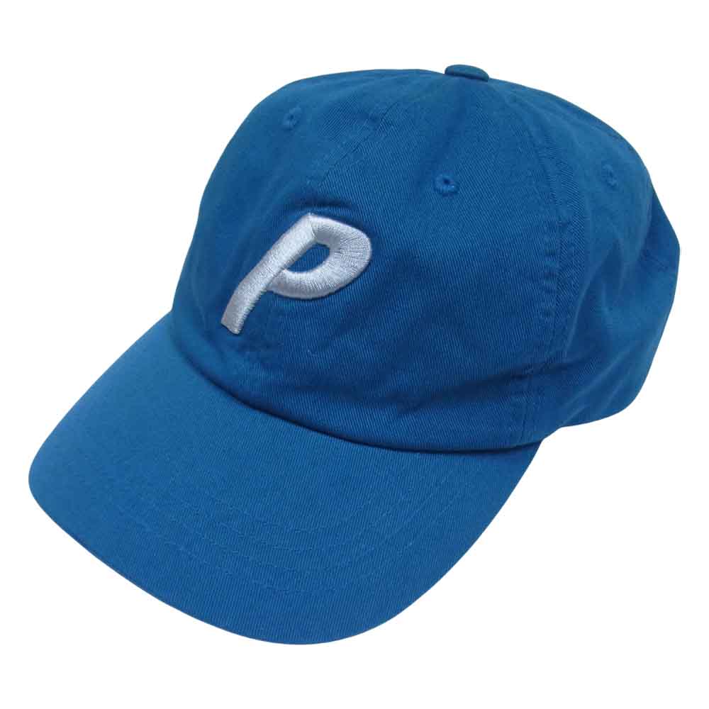 パレス 3D P 6-PANEL ６パネル キャップ ダルグリーニッシュブルー系【中古】