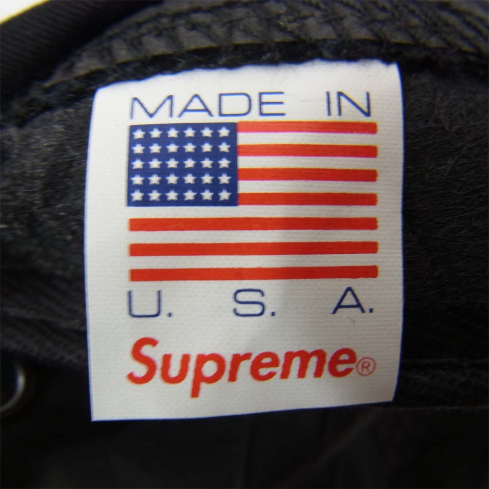 Supreme シュプリーム Wrinkled Nylon Softbill Camp Cap リンクル ナイロン ソフトビル キャンプ キャップ  ブラック系【中古】