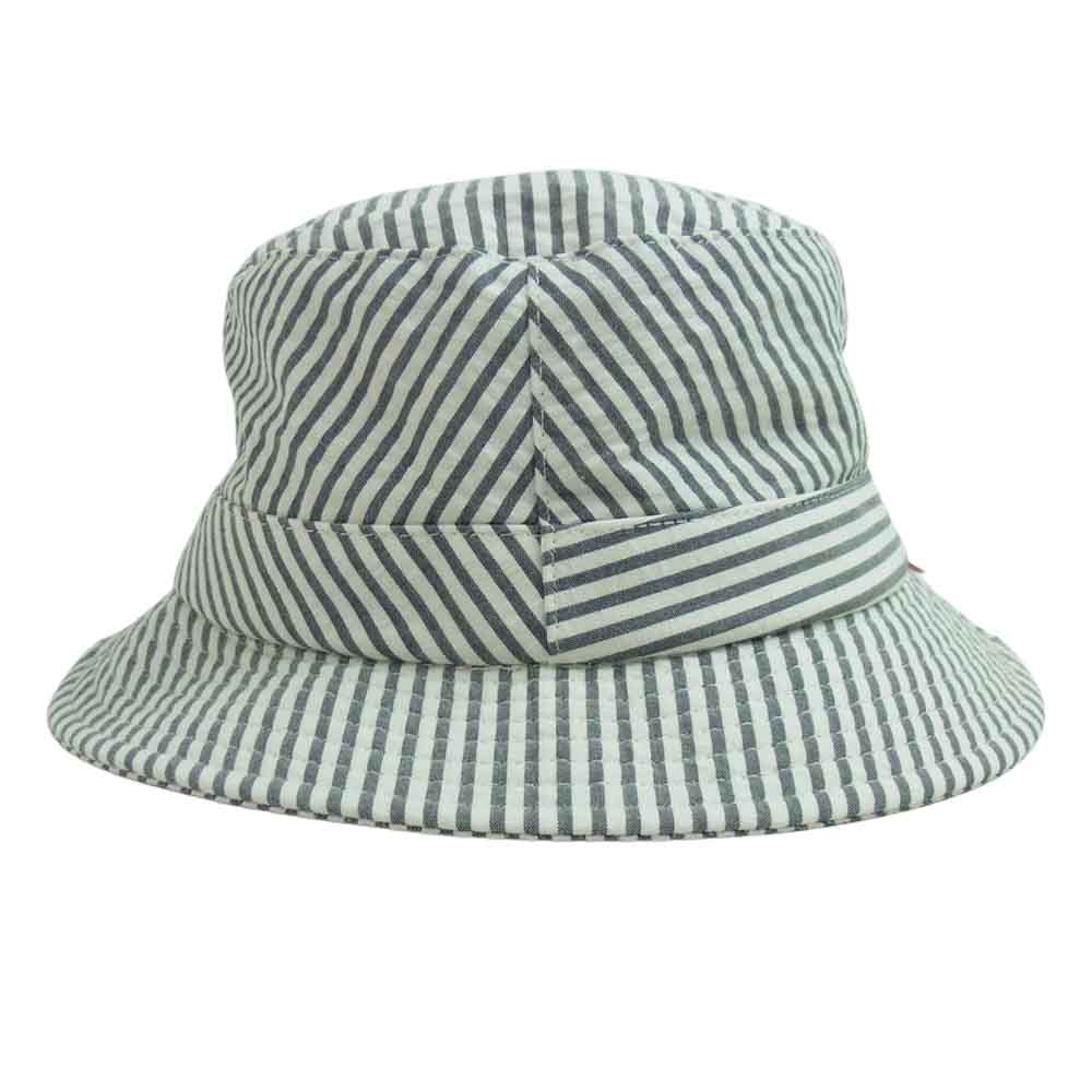 Supreme シュプリーム 14SS × Brooks Brothers Seersucker Bucket Hat ブルックス ブラザーズ シアサッカー バケット ハット マルチカラー系 M/L【中古】