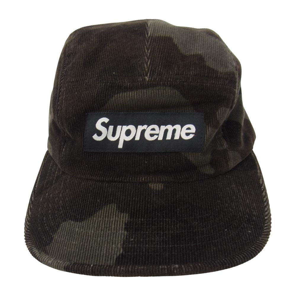 Supreme シュプリーム 19AW Camo Corduroy Camp Cap カモ コーデュロイ キャンプ キャップ マルチカラー系【中古】