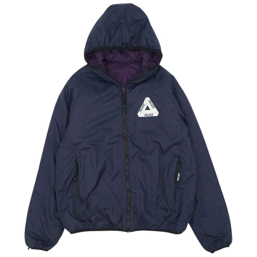 パレス スケートボード REVERSE THINSULATE LINER リバーシブル シンサレート 中綿 ジャケット ネイビー系 M【中古】