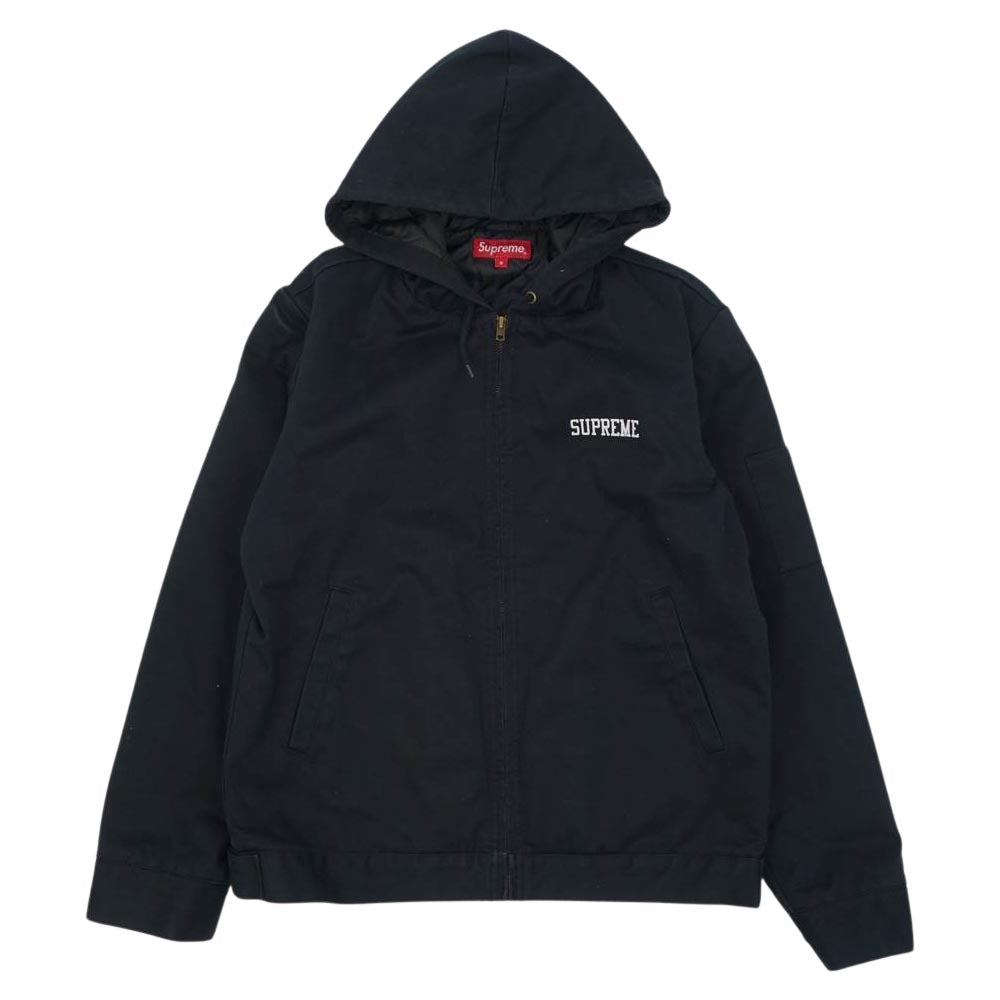 Supreme シュプリーム 14AW Pettibon Hooded Work Jacket ワーク ジャケット ブラック系 S【中古】