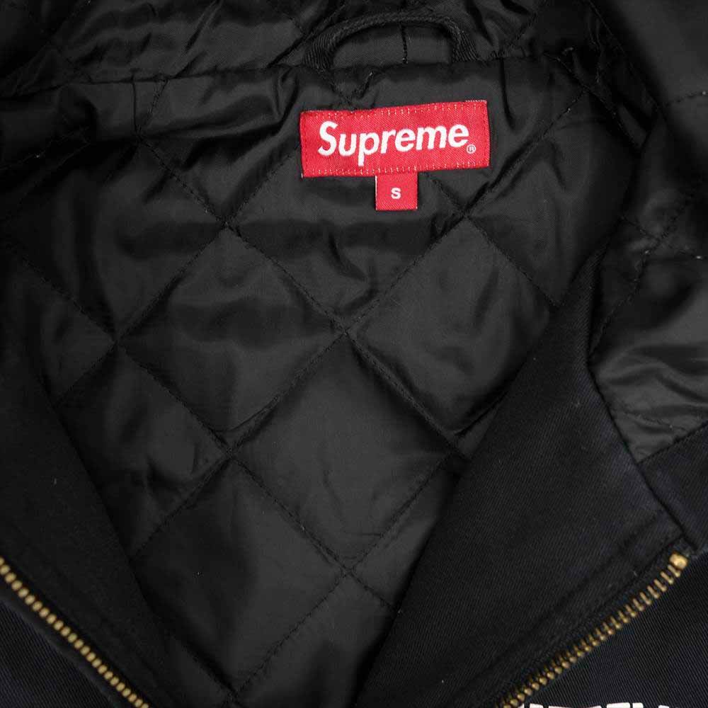 Supreme シュプリーム 14AW Pettibon Hooded Work Jacket ワーク ジャケット ブラック系 S【中古】