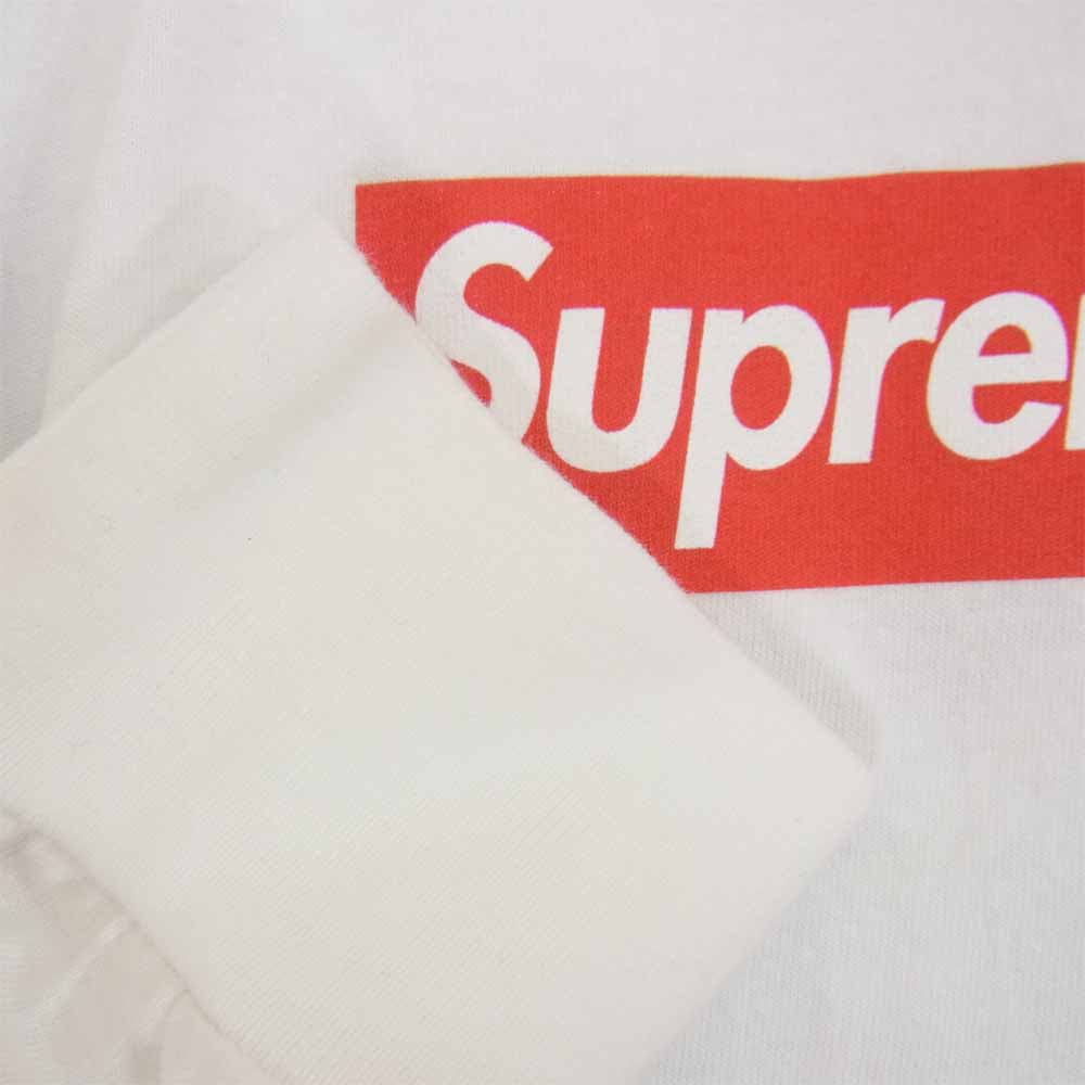 Supreme シュプリーム 20AW Box Logo L/S Tee ボックスロゴ 長袖 Tシャツ ホワイト系 M【美品】【中古】