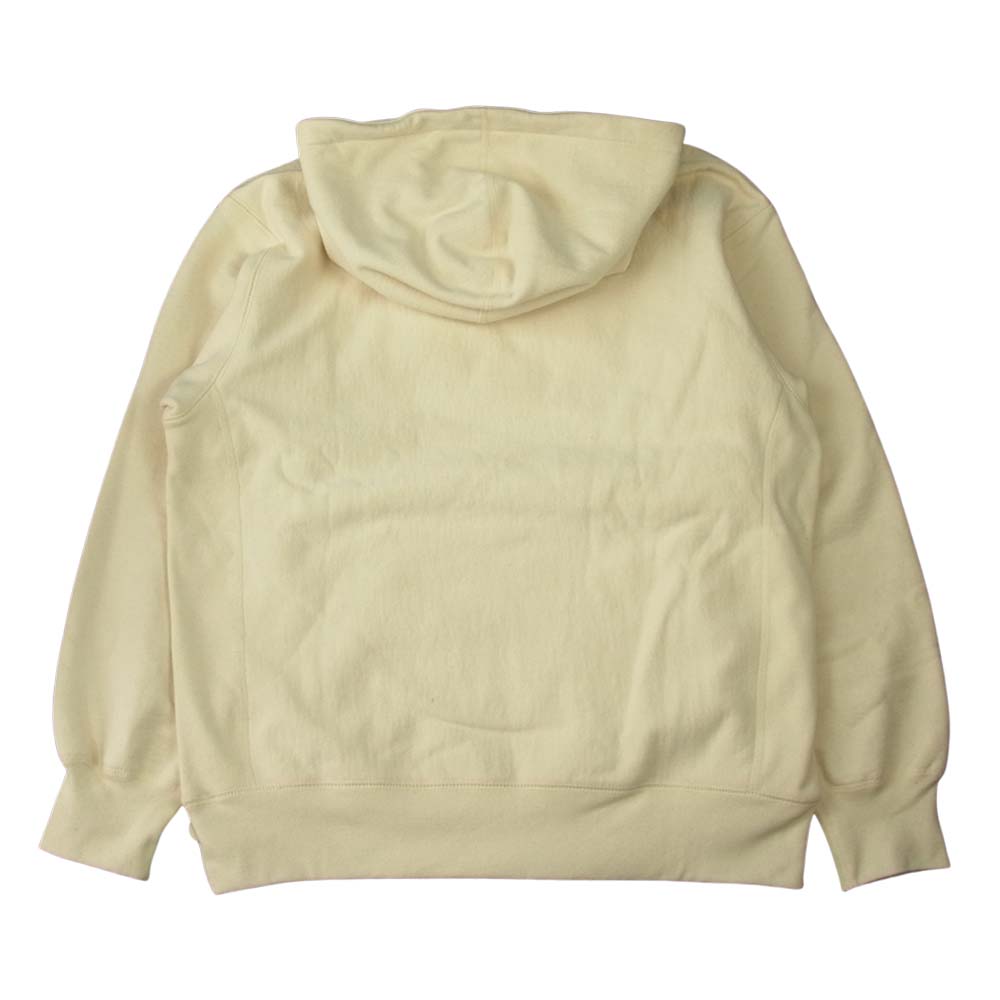 Supreme シュプリーム 20AW Cross Box Logo Hooded Sweatshirt クロスボックスロゴ フーデッド スウェットシャツ オフホワイト系 M【美品】【中古】