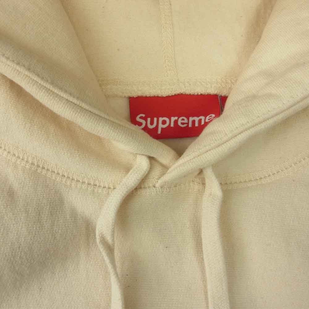 Supreme シュプリーム 20AW Cross Box Logo Hooded Sweatshirt クロスボックスロゴ フーデッド スウェットシャツ オフホワイト系 M【美品】【中古】