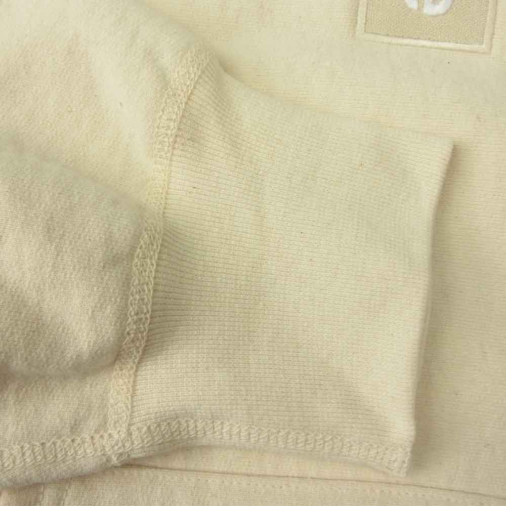 Supreme シュプリーム 20AW Cross Box Logo Hooded Sweatshirt クロスボックスロゴ フーデッド スウェットシャツ オフホワイト系 M【美品】【中古】