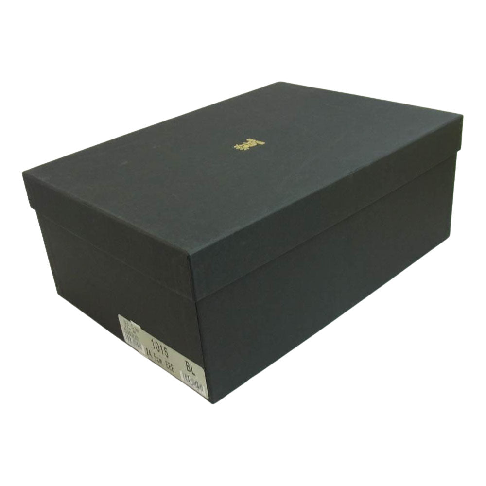 SCOTCH GRAIN スコッチグレイン IMPERIAL インペリアル 内羽根 ウィングチップ レザー シューズ ブラック系 24.5cm【中古】