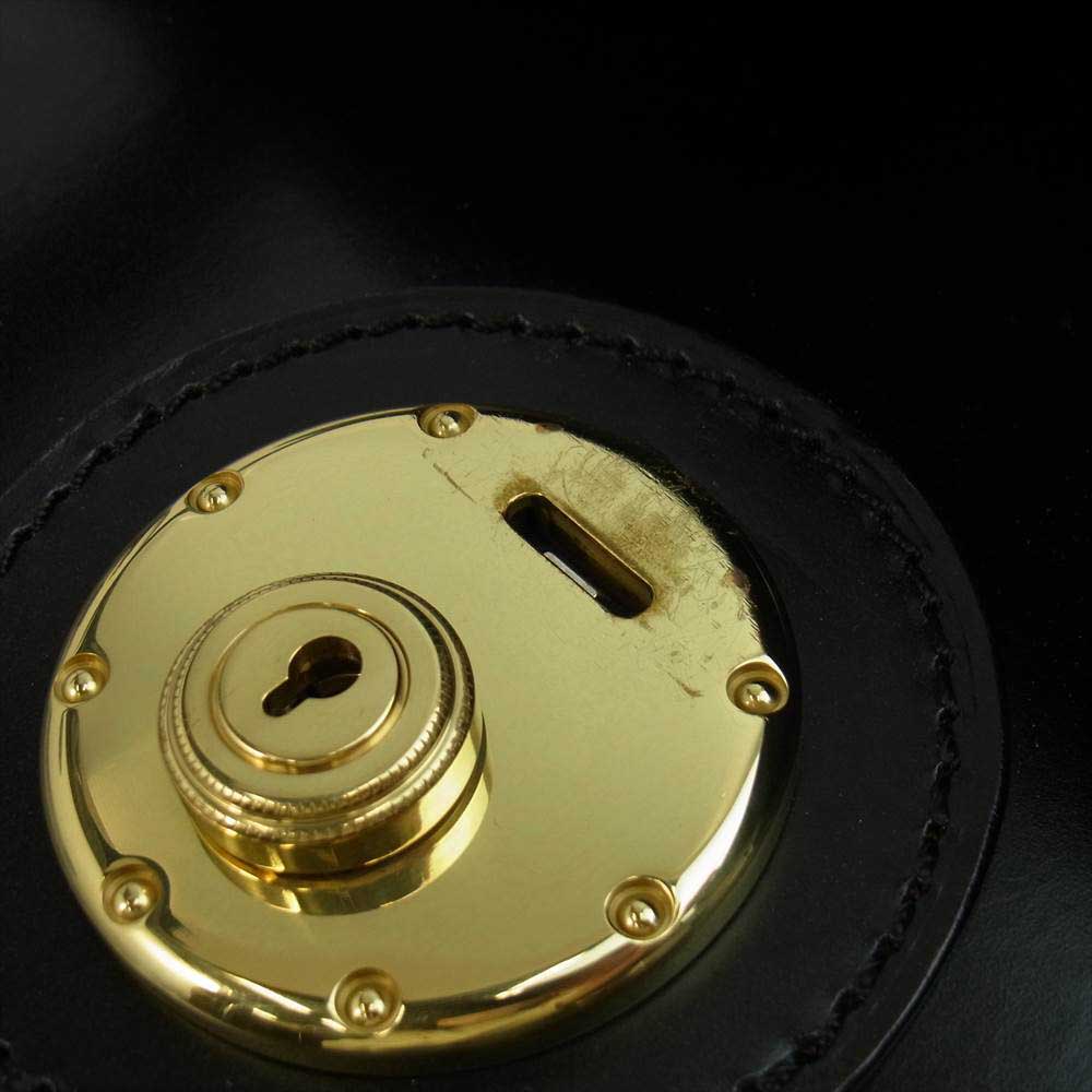 大峡製鞄 オオバセイホウ 954-BRD ブライドルレザー ベルト付 ブリーフケース ビジネスバッグ ブラック系【中古】