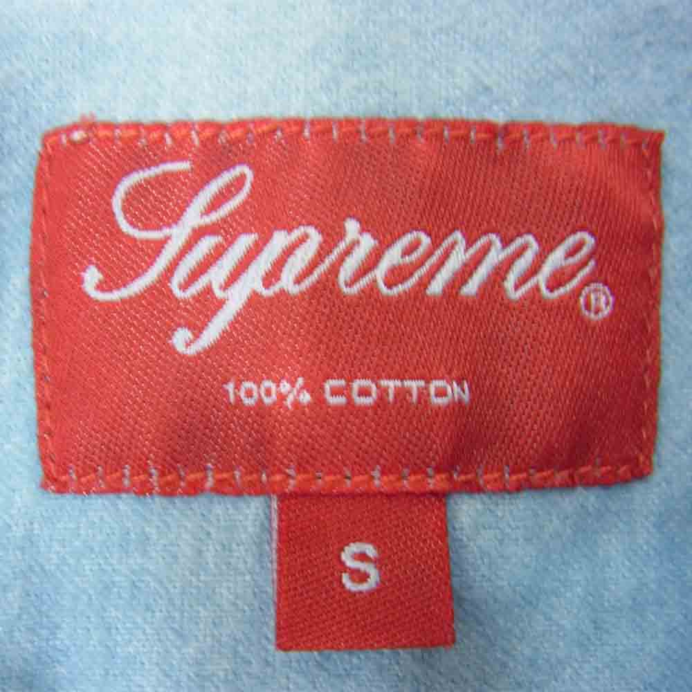 Supreme シュプリーム L/S Shirt 胸ポケット ボタンダウンシャツ ブルー ブルー系 S【中古】