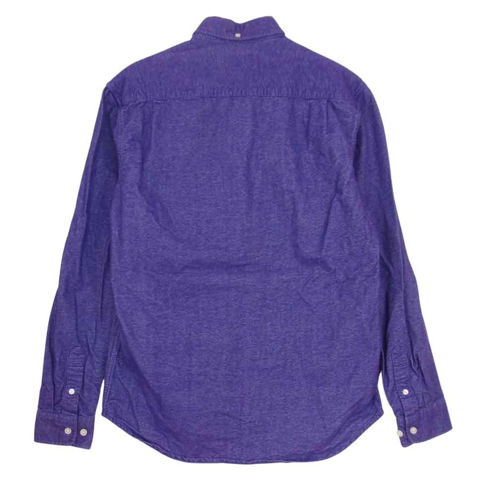Supreme シュプリーム L/S Shirt 胸ポケット ボタンダウンシャツ パープル パープル系 S【中古】
