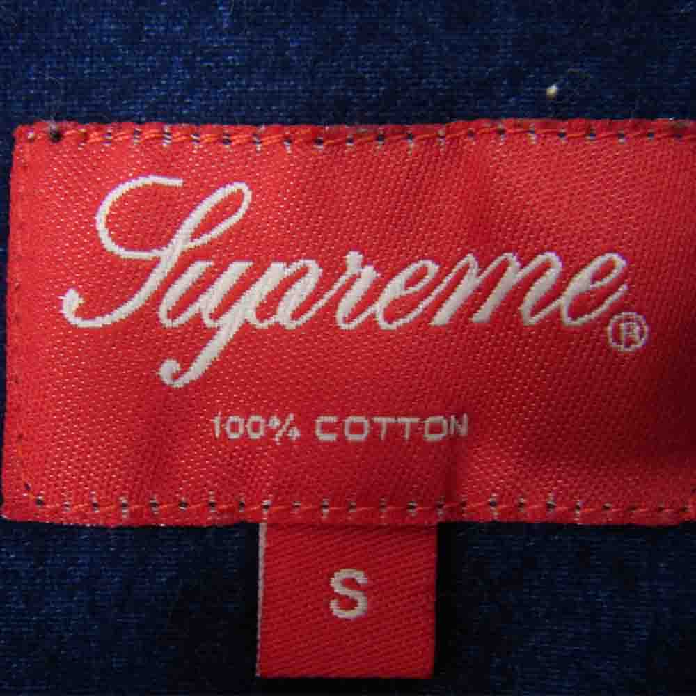 Supreme シュプリーム L/S Shirt 胸ポケット ボタンダウンシャツ ネイビー ネイビー系 S【中古】