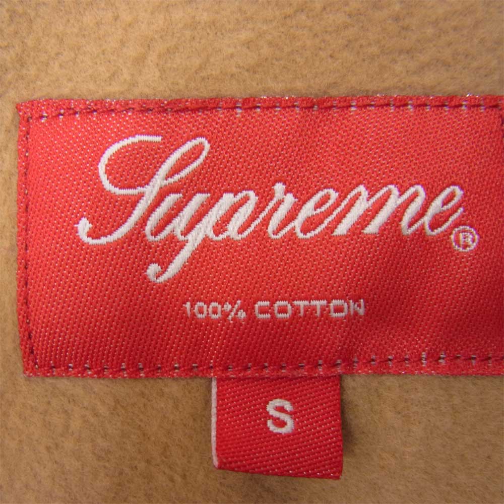 Supreme シュプリーム 16AW Moleskin Field Shirt モールスキン フィールドシャツ  ブラウン ライトブラウン系 S【中古】