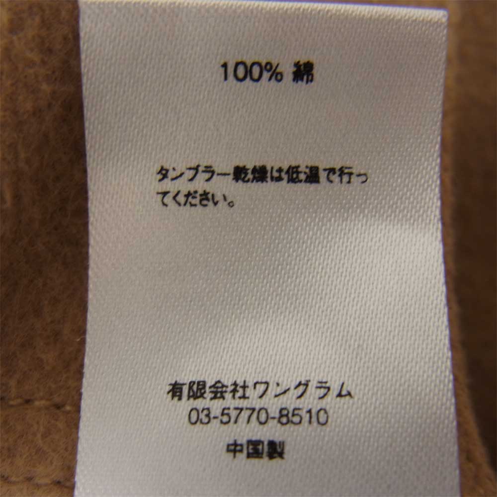 Supreme シュプリーム 16AW Moleskin Field Shirt モールスキン フィールドシャツ  ブラウン ライトブラウン系 S【中古】