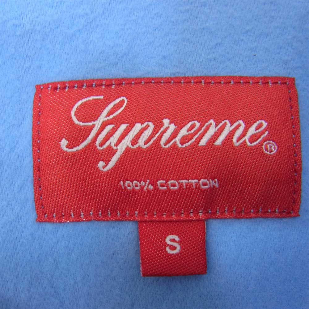 Supreme シュプリーム 16AW Moleskin Field Shirt モールスキン フィールドシャツ  ブルー ライトブルー系 S【中古】