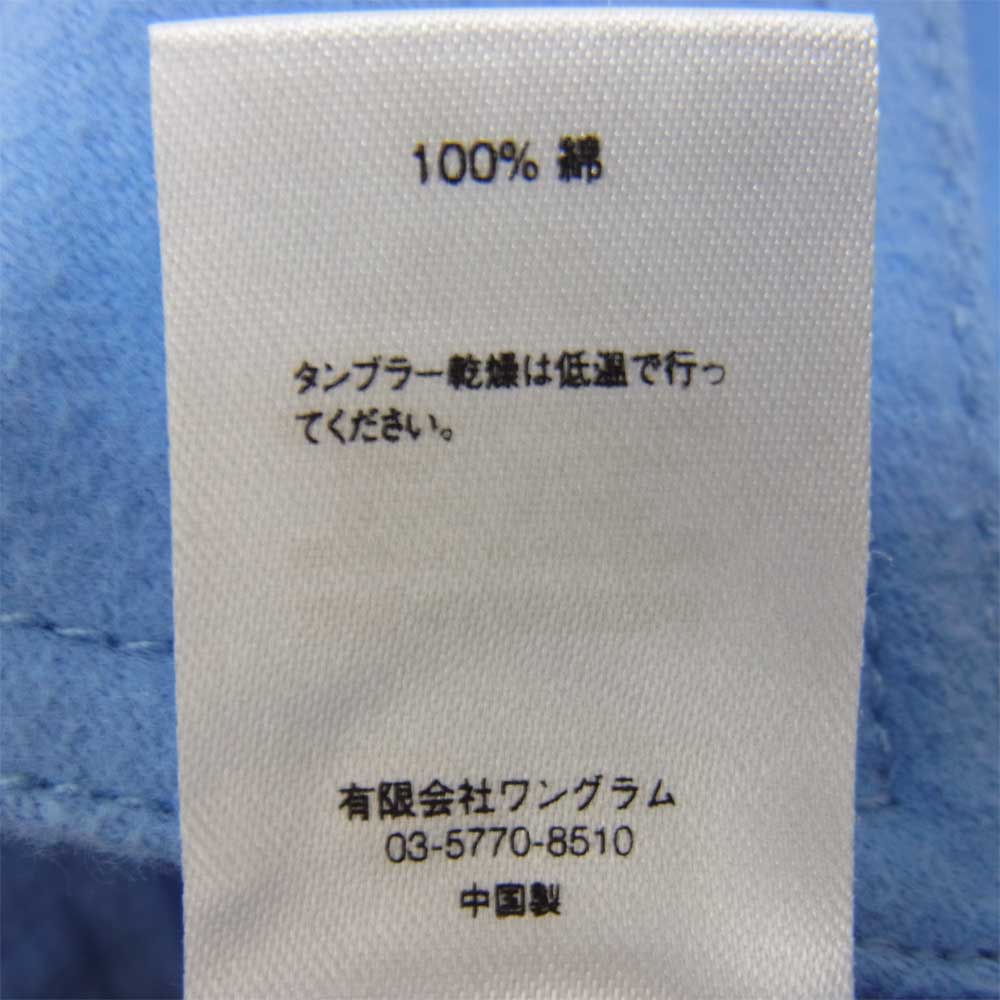 Supreme シュプリーム 16AW Moleskin Field Shirt モールスキン フィールドシャツ  ブルー ライトブルー系 S【中古】
